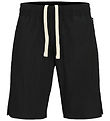 Jack & Jones Sweat Shorts - JpstBill - Pleated - Black Jack & Jones Sweat Shorts - JpstBill - Pleated - Black