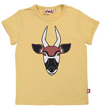 ANIMAL T-shirt - AnimalHide - Faded Yellow Bongo Antelope ANIMAL T-shirt - AnimalHide - Faded Yellow Bongo Antelope