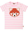 ANIMALS T-shirt - AnimalGrowl - Pastel Pink/Chalk Red Panda ANIMALS T-shirt - AnimalGrowl - Pastel Pink/Chalk Red Panda