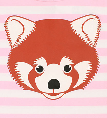 ANIMALS T-shirt - AnimalGrowl - Pastel Pink/Chalk Red Panda