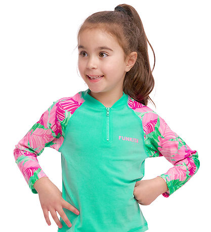 Funkita Swim Top - UV50+ - Zippy - Tropic Palm