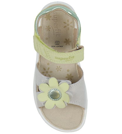 Superfit Sandals - Sparkle - Yellow/White