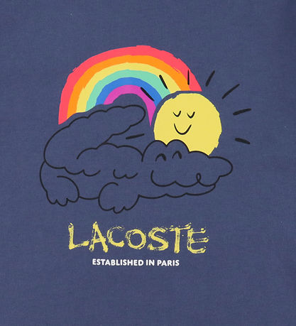 Lacoste T-shirt - Violet w. Print