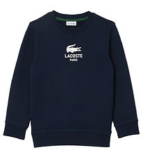 Lacoste Sweatshirt - Blue Marine m. Logo Lacoste Sweatshirt - Blue Marine m. Logo