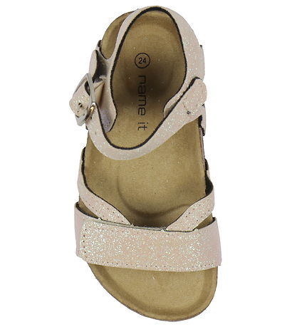 Name It Sandals - NmfFiona - Cloud Dancer/Small Glitter Name It Sandals - NmfFiona - Cloud Dancer/Small Glitter
