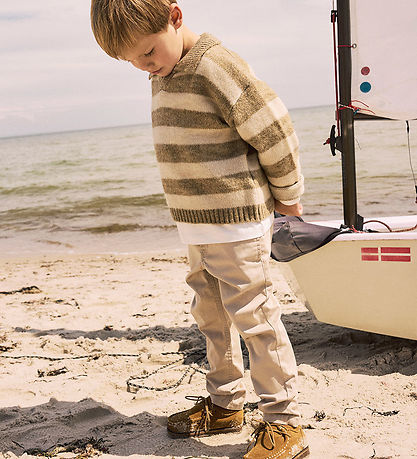 Name It Trousers w. Suspenders - NmmBen - Chino - Peyote