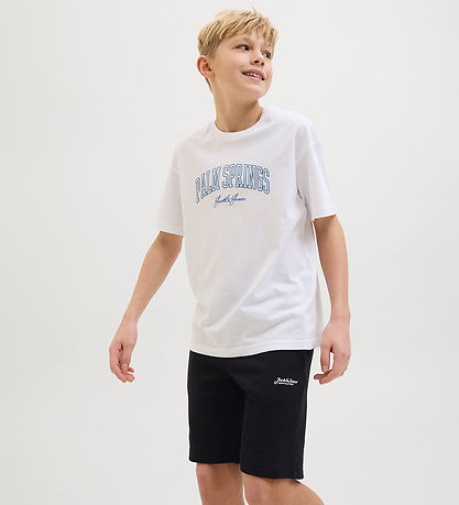 Jack & Jones 스웨트 반바지 - JpstGordon - 블랙