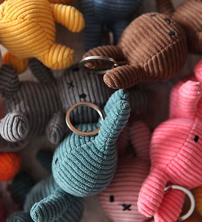 Bon Ton Toys Keychain - 12 cm - Miffy ECO Corduroy - Aviator Bl Bon Ton Toys Keychain - 12 cm - Miffy ECO Corduroy - Aviator Bl