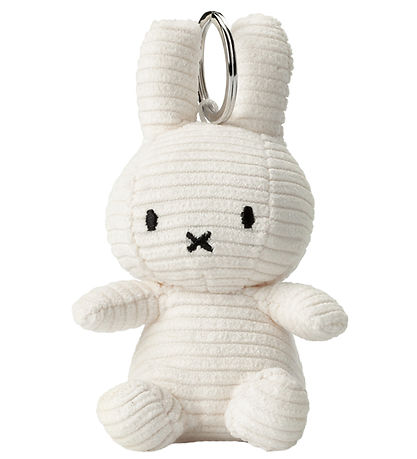 Bon Ton Toys Lyklakippa - 12 cm - Miffy ECO Corduroy - Offwhite