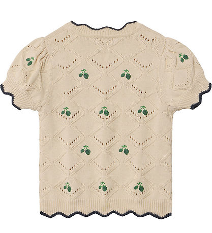 Fliink T-Shirt - Gebreid - Mela - Zandschelp Fliink T-Shirt - Gebreid - Mela - Zandschelp