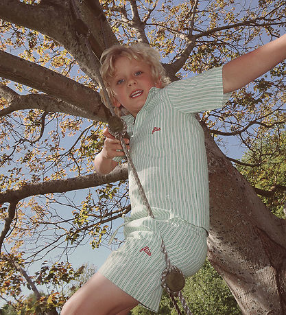 Flöss Shirt - James - Green/Cloud