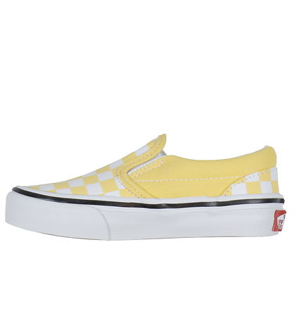 Vans Schuhe - Classic Slip-On - Gelb/Weiß Kariert