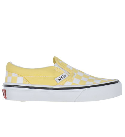 Vans Schuhe - Classic Slip-On - Gelb/Weiß Kariert
