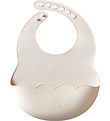 Jack o Juno Bib - Silicone - Poppy - Cream Jack o Juno Bib - Silicone - Poppy - Cream