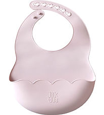 Bavoir Jack o Juno - Silicone - Poppy - Light Pink Bavoir Jack o Juno - Silicone - Poppy - Light Pink