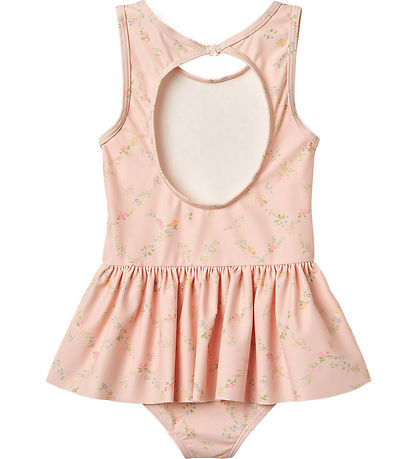 Wheat Swimsuit - UV40+ - Erna - Powder Checked Flowers