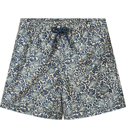 Wheat Swim Shorts - Hansi - Blue Hawaii Flowers