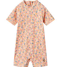 Wheat Coverall Swimsuit - UV40+ - Cas - Multi Flowers Wheat Coverall Swimsuit - UV40+ - Cas - Multi Flowers