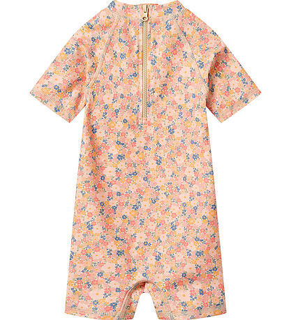 Wheat Coverall Swimsuit - UV40+ - Cas - Multi Flowers