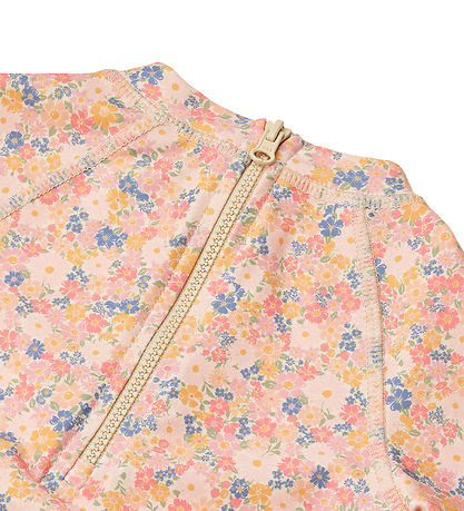 Wheat Coverall Swimsuit - UV40+ - Cas - Multi Flowers