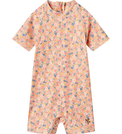 Wheat Coverall Swimsuit - UV40+ - Cas - Multi Flowers