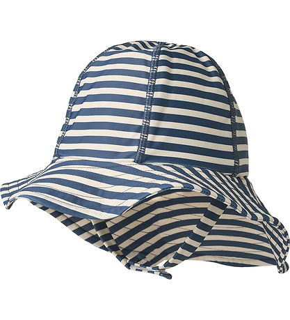 Wheat Swim Hat - UV40+ - Bora - Blue Stripe