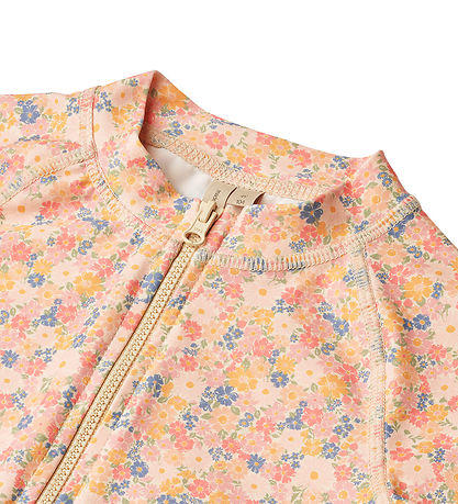 Wheat Coverall Swimsuit - UV40+ - Cas - Multi Flowers Wheat Coverall Swimsuit - UV40+ - Cas - Multi Flowers