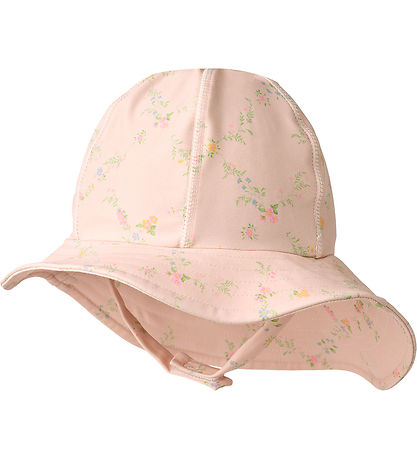 Wheat Swim Hat - UV40+ - Bora - Powder Checked Flowers