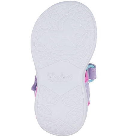 Skechers Sandaler m. Lys - Dreamy Enhjørninger - Lavender Multi