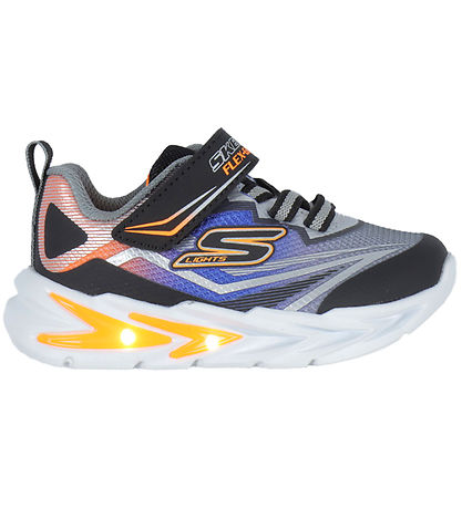 Skechers Shoes w. Light - Glow Ultra - Black/Silver