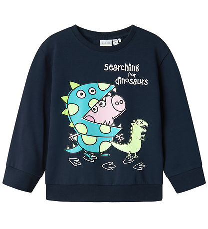 Name It Sweatshirt - NmmFind - Peppa Pig - Navy Blazer Name It Sweatshirt - NmmFind - Peppa Pig - Navy Blazer