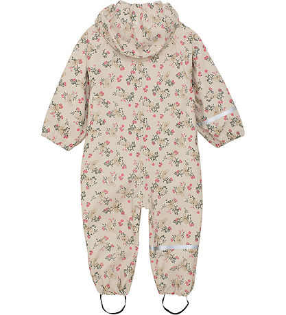 CeLaVi Rainsuit - PU - Perfectly Pale w. Print