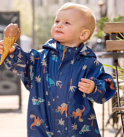 CeLaVi Rainsuit - PU - Oceania w. Dino print