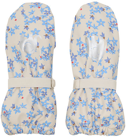 CeLaVi Fäustlinge - PU - Blue Bell m. Print