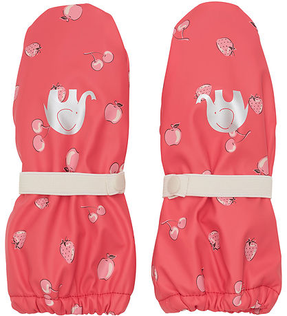 CeLaVi Mittens - PU - Cayenne w. Fruits CeLaVi Mittens - PU - Cayenne w. Fruits