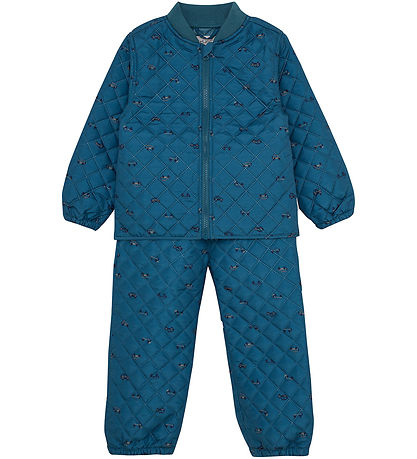 CeLaVi Thermo Set - Ice Blue w. Cars CeLaVi Thermo Set - Ice Blue w. Cars