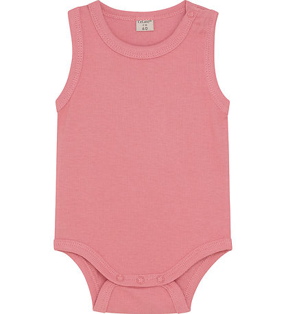 CeLaVi Bodysuit Sleeveless - Rib - Powder Pink