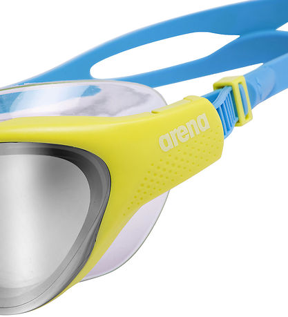 Arena Swim Goggles - The One Junior - Silver/Soft Green/Blue Cos