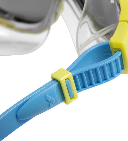 Arena Swim Goggles - The One Junior - Silver/Soft Green/Blue Cos