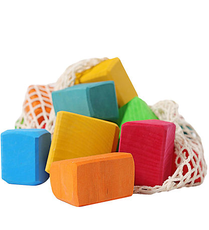Blocs de Construction Grimms - Bois - Waldorf - Multicolore Blocs de Construction Grimms - Bois - Waldorf - Multicolore
