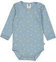 Müsli Bodysuit l/s - Rib - Banana - Ocean/corn/Night Blue Müsli Bodysuit l/s - Rib - Banana - Ocean/corn/Night Blue