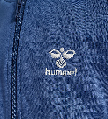 Gilet Hummel - hmlNewi Zip - True Blue av. Logo Gilet Hummel - hmlNewi Zip - True Blue av. Logo