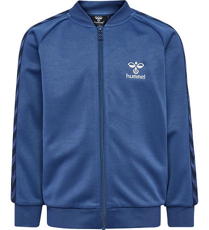 Gilet Hummel - hmlNewi Zip - True Blue av. Logo
