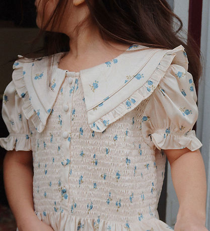 Konges Sløjd Dress - Celebration Sheeny - Rose Bleu