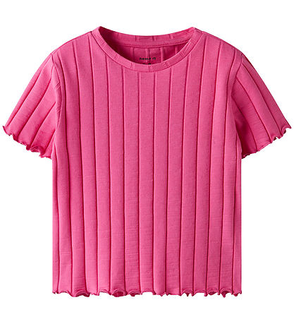 Name It Crop Top - NkfNoralina - Carmine Rose Name It Crop Top - NkfNoralina - Carmine Rose