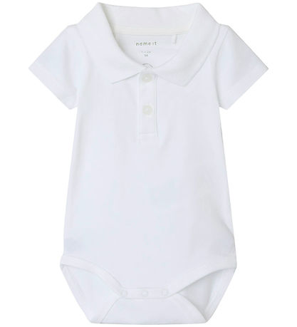 Name It Polo Bodysuit s/s - NbmHolger - Bright White