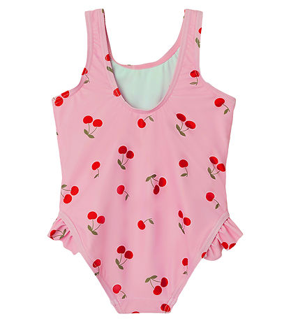Maillot de Bain Name It - NmfZanne - AOP - Rose Glaçage