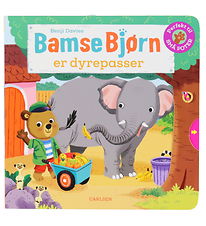 Forlaget Carlsen Book - Soft Toy Bear is a zookeeper Forlaget Carlsen Book - Soft Toy Bear is a zookeeper