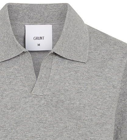 Grunt Polo - Knitted - GRBanthat - Grey Melange