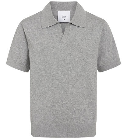 Grunt Polo - Knitted - GRBanthat - Grey Melange